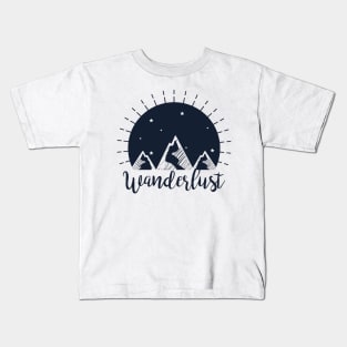 Wanderlust - Travel and Explore Motivation Kids T-Shirt